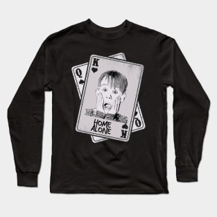 Retro HOME ALONE Card Style Long Sleeve T-Shirt